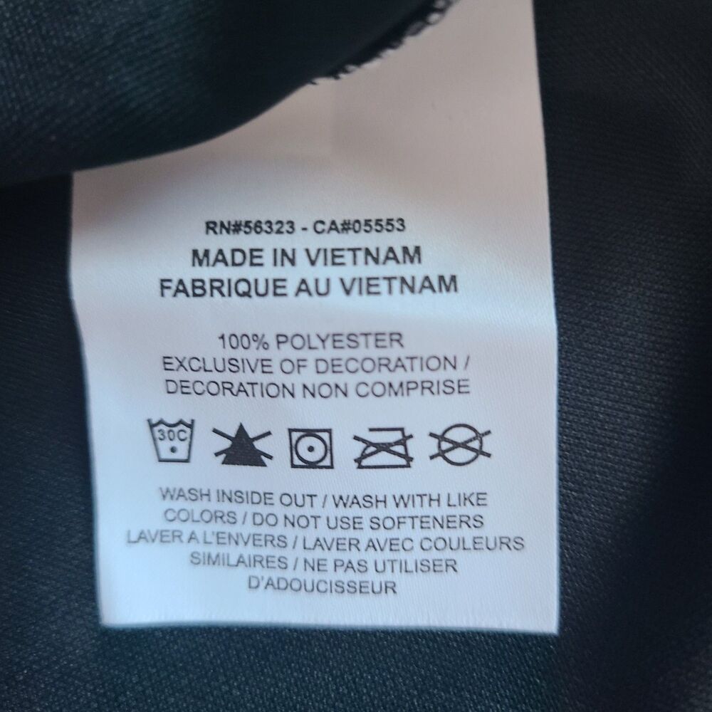 Nike Golf Polo Shirt Mens XL Black Dri-Fit Bang Drink Energy Logo Swoosh NWT - Picture 11 of 11